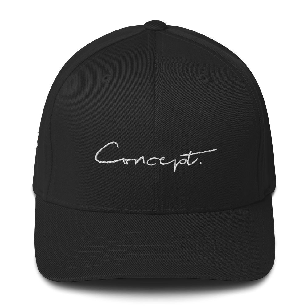 Concept Cap with Original Logo Black White Edition